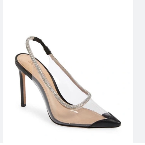 Schutz Audrey Slingback Pointed Toe Pump women size 6.5 - Picture 3 of 11